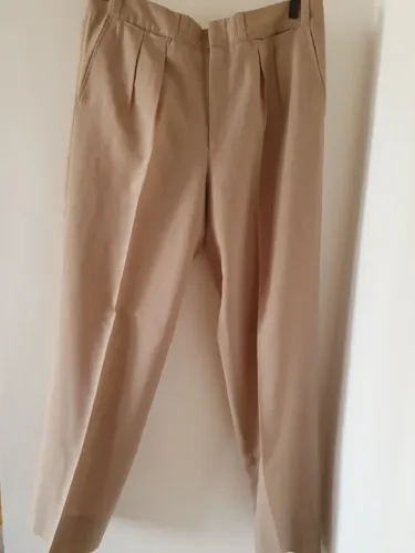 Calça Social Bege Masculina