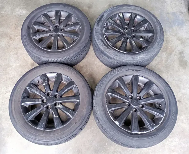 Jogo De Roda Com Pneus Aro 17 Hyundai Azera (5 Furos)