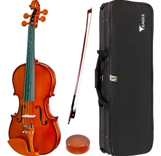 Violino Eagle 4/4 VE441 Marrom Com Case Luxo