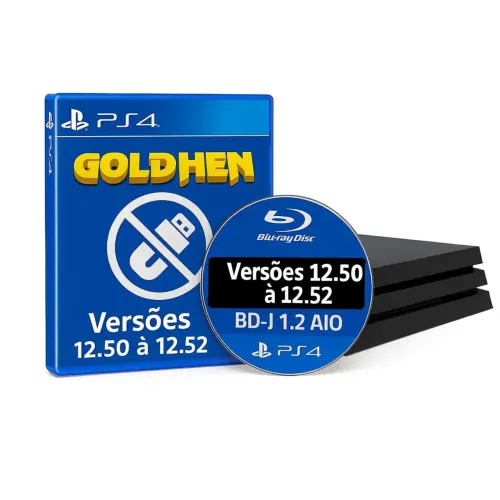 Disco BDJ Playstation 4 e 5 BD Blue-ray PS4 PS5 Jailbreak 11.00 12.02 12.50 12.52
