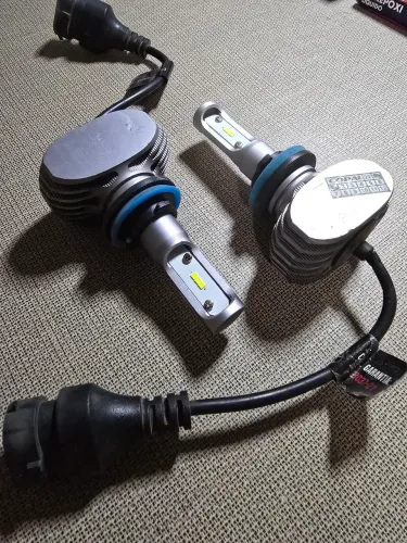 Par Lâmpadas LED JR8 Premium R8 H11 50W 6500K - Farol de Milha