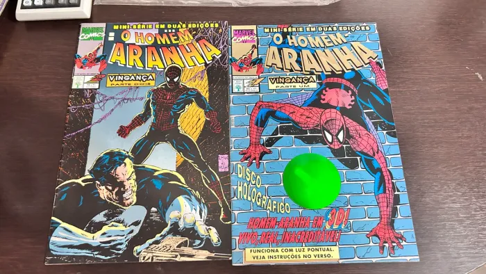 HQ O Homem-Aranha - Mini-série Vingança (2 edições completas) - Abril Jovem anos 90