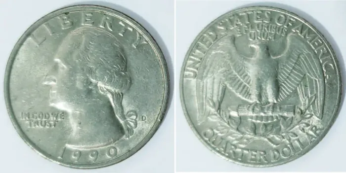 Moeda quarter dollar, letra d Dólar Estados Unidos (Usado) coleção