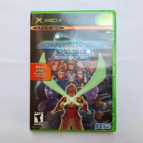 Phantasy Star Online Episode 1 & 2 Original Xbox Clássico