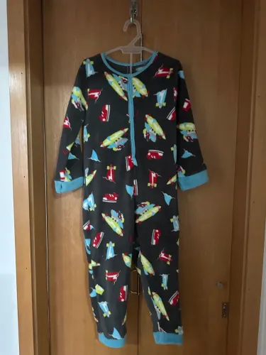 Pijama Macacão Infantil soft  Puket com Estampa Divertida