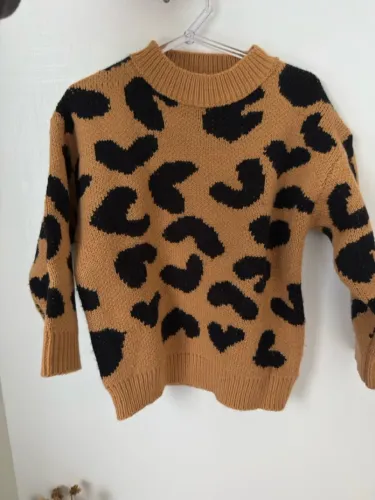 Suéter Infantil Animal Print 4 tricot