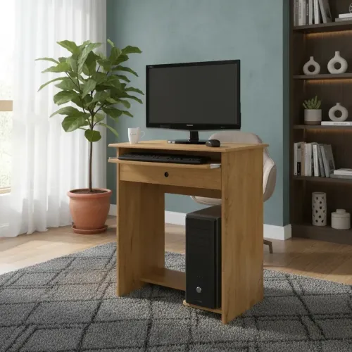 Mesa para computador com gaveta 
