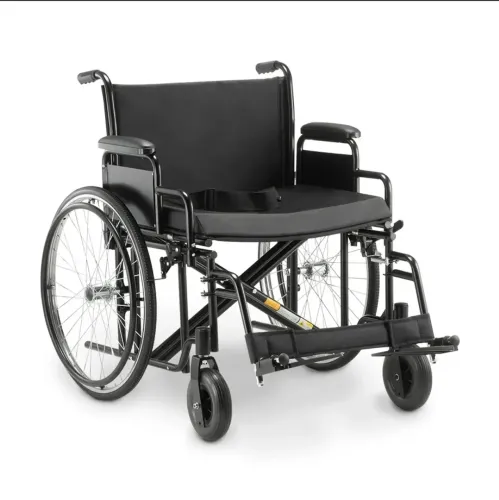 Cadeira de rodas para obeso delamed suporta ate 180kg 