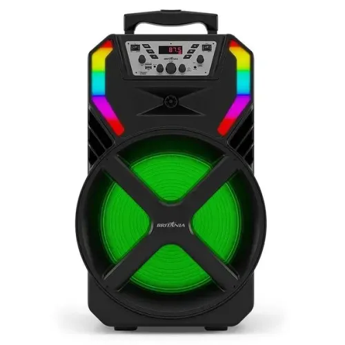 Caixa de Som Acústica Bluetooth 1000W com Controle Remoto Britânia BCX12500
