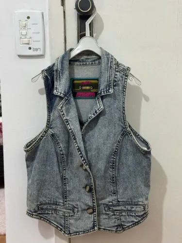 Colete Jeans Original Cantão - Tamanho 38