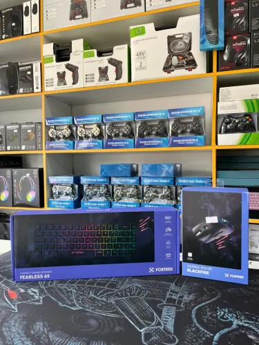 Teclado Gamer Fearless 65 + Mouse Gamer Blackfire Fortrek