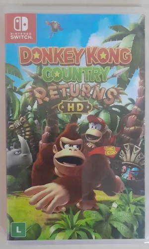 Donkey Kong Country Returns Hd Nintendo Switch Físico Novo Lacrado