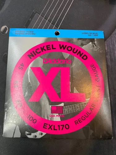 Cordas para baixo D'Addario XL 170 - 45-100