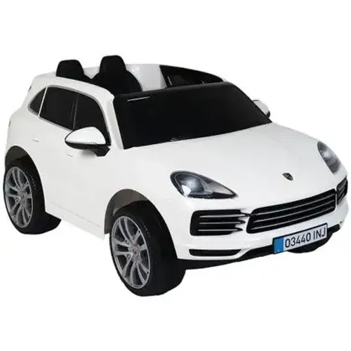 Carro Elétrico Infantil Porsche Cayenne S 12V Branco Bel<br>