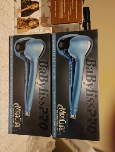Babyliss Pro Miracurl Nano Titanium Modelador de cachos Profissional 3 em 1 