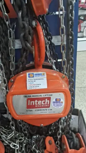 TALHA MANUAL 5T CORRENTE DE 3M INTECH
