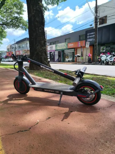 ? Wehawk HW01 Vermelho - Patinete Elétrico Potente 350W + Bateria 10Ah!