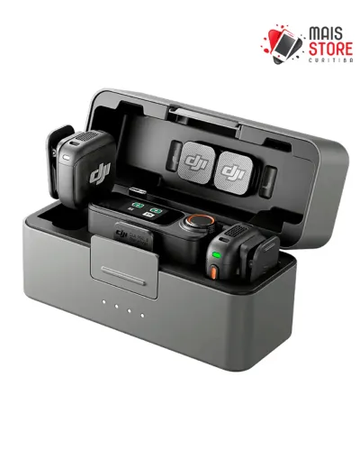 Microfone DJI Mic 3 (2 TX + 1 RX + 1 Case de carregamento) (Novo/Lacrado)