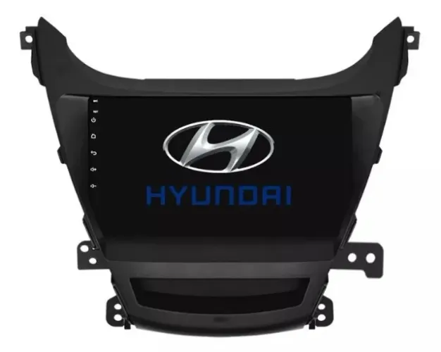 Central Multimídia Android 9 pol. Carplay/a. Auto s/fio  Elantra 2015 a 2017