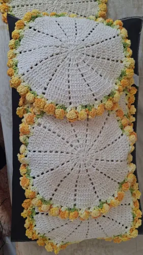 Jogo americano de Crochê