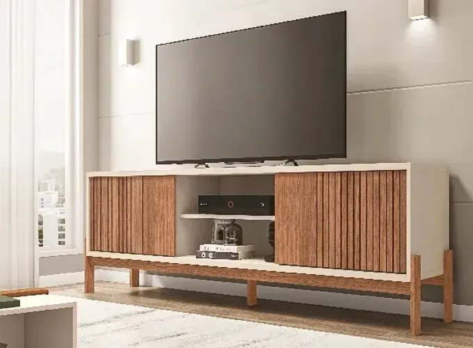 Rack para TV Retro 1.84 m Horus - Entrega e Monta na Hora