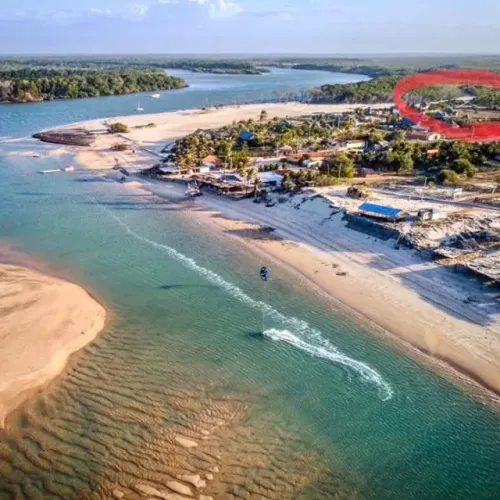 Terreno com Casa Luis Correia no Praia do Macapá 8850 m2