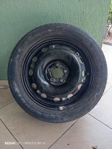Roda de ferro Aro 15 - Com Peneu usado Volkswagen