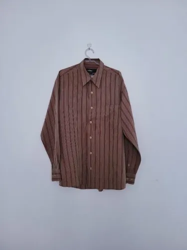 camisa manga listras TAM 42