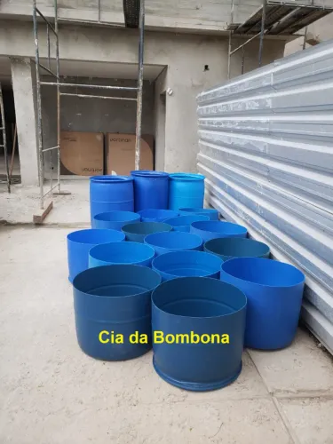 Lixeiras Bombonas para Construção Civil Reforma Obra