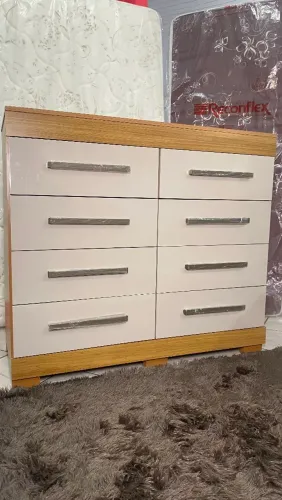 Cômoda GRANDE 100% MDF 8 Gavetas À Pronta entrega!