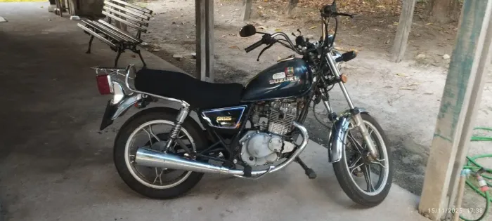 vendo suzuki intruder 125cc 2007 azul, 2025 pago *