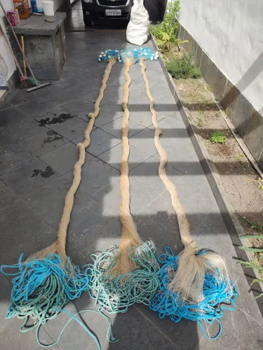 Redes de pesca artesanais