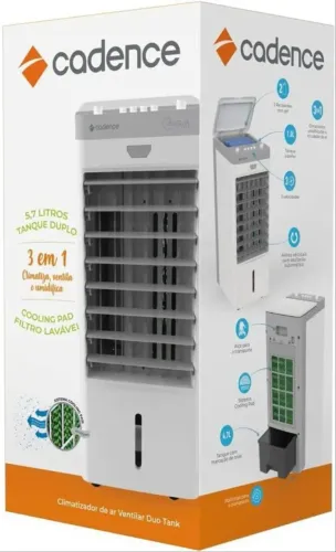 Climatizador de Ar Ventilar Duo Tank 5,7L CLI306 -FAZEMOS ENTREGA!