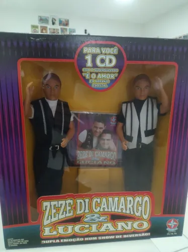 Bonecos Zezé di Camargo & Luciano com CD