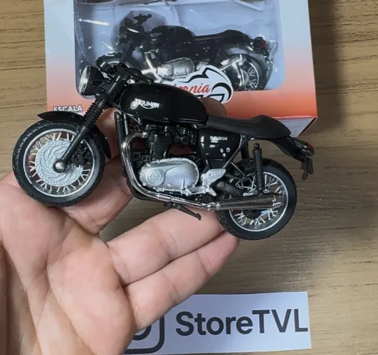 Miniatura Moto Triumph Thruxton Coleção 1:18