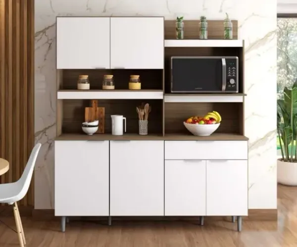 Armário de Cozinha Compacto MDF (FAZEMOS ENTREGA EM ATE 24 HORAS)