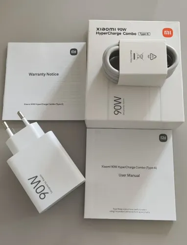 CARREGADOR 90WATS XIAOMI 100%ORIGINAL COM MANUAL E CERTIFICADO DE GARANTIa