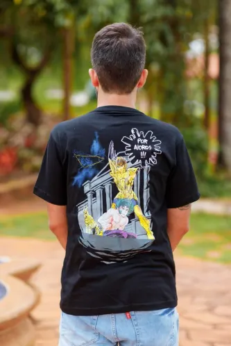 Cavaleiros do Zodíaco Camiseta - Por Aioros