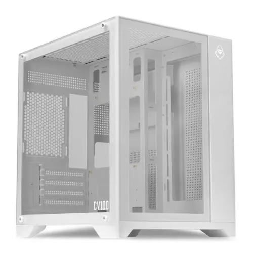 Gabinete Gamer, Mid-Tower, Lateral De Vidro, Branco