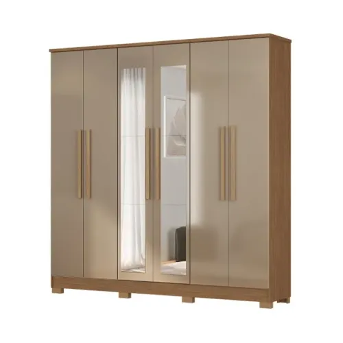 Guarda Roupa 6 Portas 3 Gavetas com Espelho Varios modelos Novo