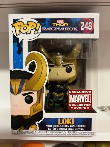 Funko Pop! Loki Thor Ragnarok 248 Exclusive Marvel Collector Corps