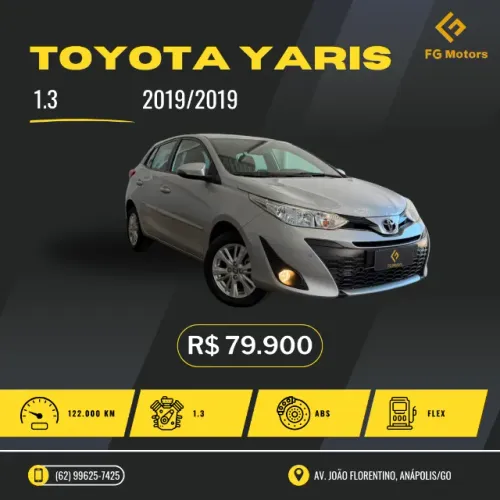 Toyota Yaris XL 1.3 Flex 16V 5P Aut. 2019