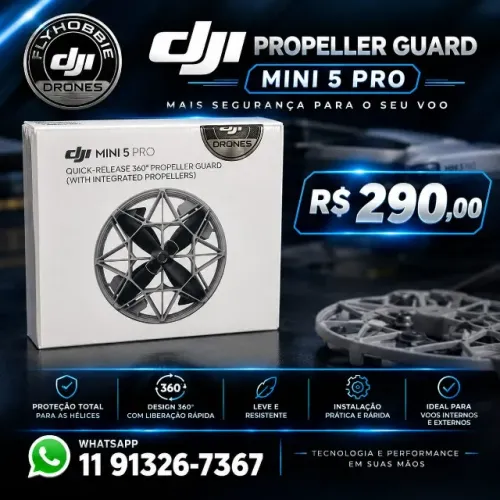Protetores de Hélices 360 DJI Mini 5 Pro (Com hélices integradas)