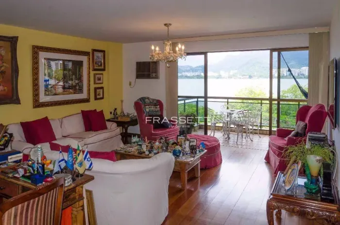 Apartamento, Lagoa, 4 Quartos, Suíte, 3 Vagas, Vistão Lagoa e Cristo