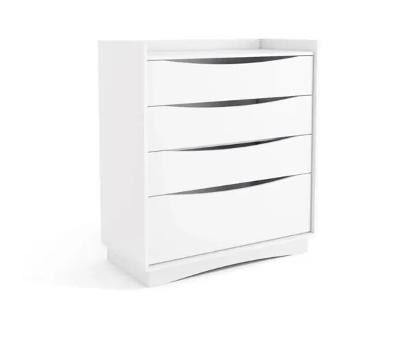 Comoda 3 Gavetas E 1 Gavetão 97x47cm M260 Branco