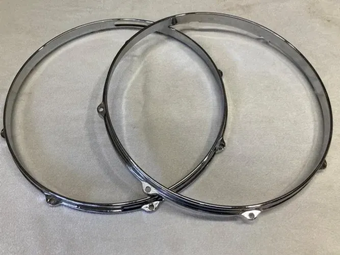 Par de Aros Die Cast Canopus 14" com 8 afinações, com mínimas marcas de uso