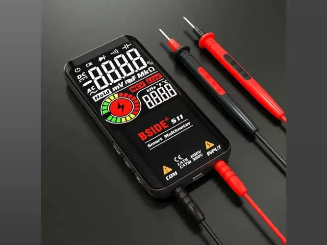 Multímetro Digital Inteligente BSIDE S11 - Bateria Recarregável USB