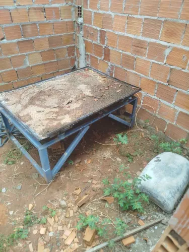 Mesa vibratória para blocos