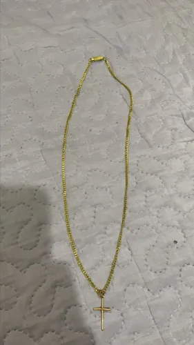 CORDÃO BANHADO A OURO 18K 50cm