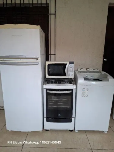 Geladeira + Fogão + Máquina de lavar e Microondas - Guarulhos SP